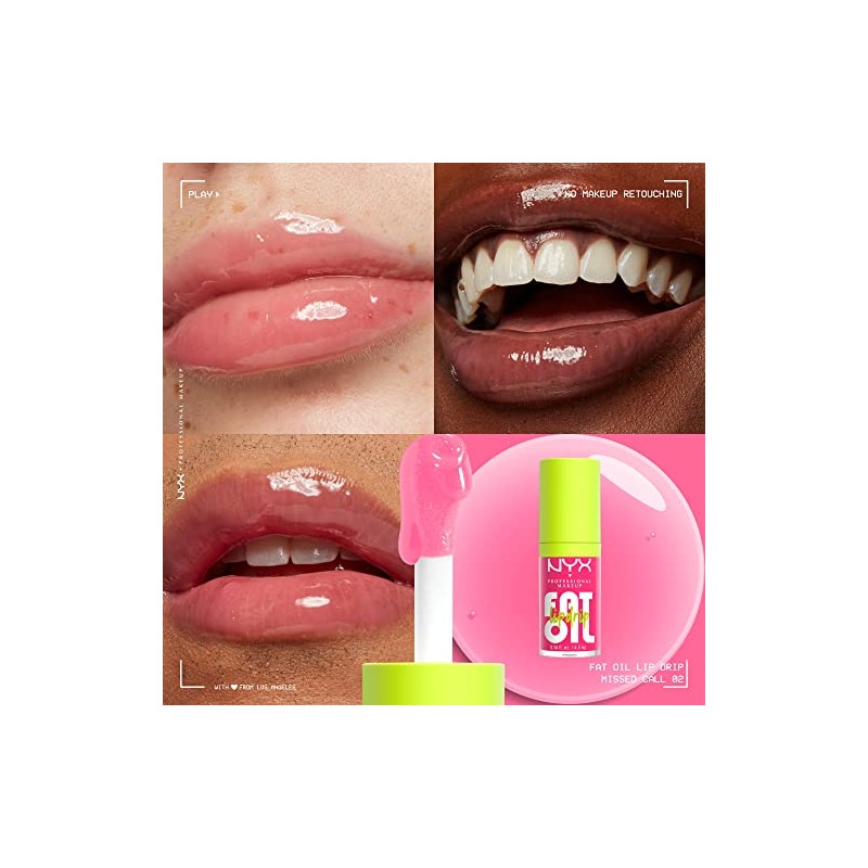 NYX PROFESSIONAL MAKEUP Fat Oil Lip Drip Gloss Tono Missed