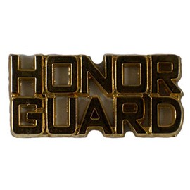 Honor Guard Script LAPEL PIN OR HAT PIN - Size 1 1/8" - VETERAN OWNED BUSINESS
