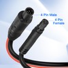 MEIRIYFA 4 Pin Backup Camera Extension Cable,4 Pin Male to