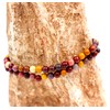 Taddart Minerals Colourful bracelet made from natural gemstone Mookaite with