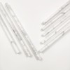 Jusmioke 15 Pack 0.5"X12" Carrara White Marble Pencil Liner Tile,