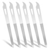 6-Piece Stainless Steel Nail File Set with Cleaner Tip -