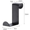 CHFEZOCO Design Z Cabinet Door Hook, Coat Hook for Cabinet