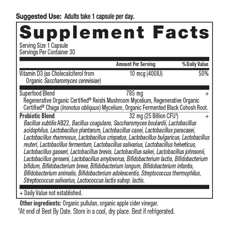 Ancient Nutrition Probióticos Para Mujeres 50+