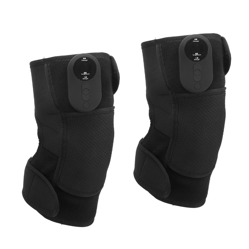 1 Pair Heated Knee Brace Wrap Graphene Heating Cordless Knee
