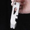 Epichao Titanium Mini EDC Keychain Pry Bar with Bottle Opener