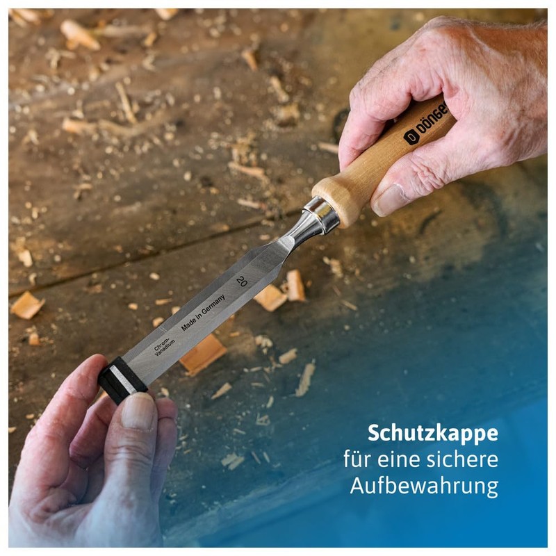 Dönges Chisel 20 mm, with Wooden Handle Made of White