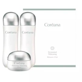 Coreana 코리아나 발효 화이트닝 3종 기초세트 Koreana Fermentation Whitening 3-Piece Basic Set