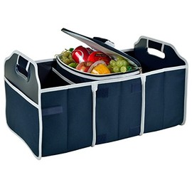 Picnic at Ascot 3 Section Folding Trunk Organizer- with Removable Cooler- Designed & Quality Approved in the USA