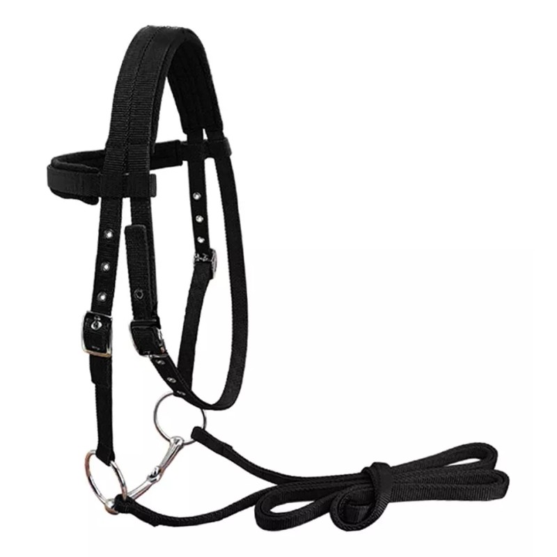generic Riendas De Brida Para Montar A Caballo Negro M