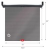 Munchkin Brica Sun Safety Car Window Shade with Heat Alert,