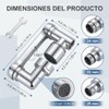Aireador Extensor de Grifo Giratorio de 1080, Universal Extension de