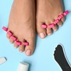 Iconikal 36-Pack Pedicure Foam Toe Separators Stretchers, Soft Spacers for