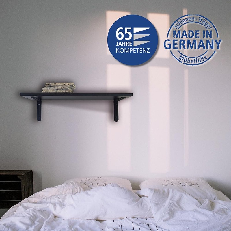 Arena Shelf Bracket/Support, Available in 5 Different Sizes and 3