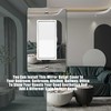 Generic Mirror Acrylic Single Rocker Light Switch Cover Decorative 1