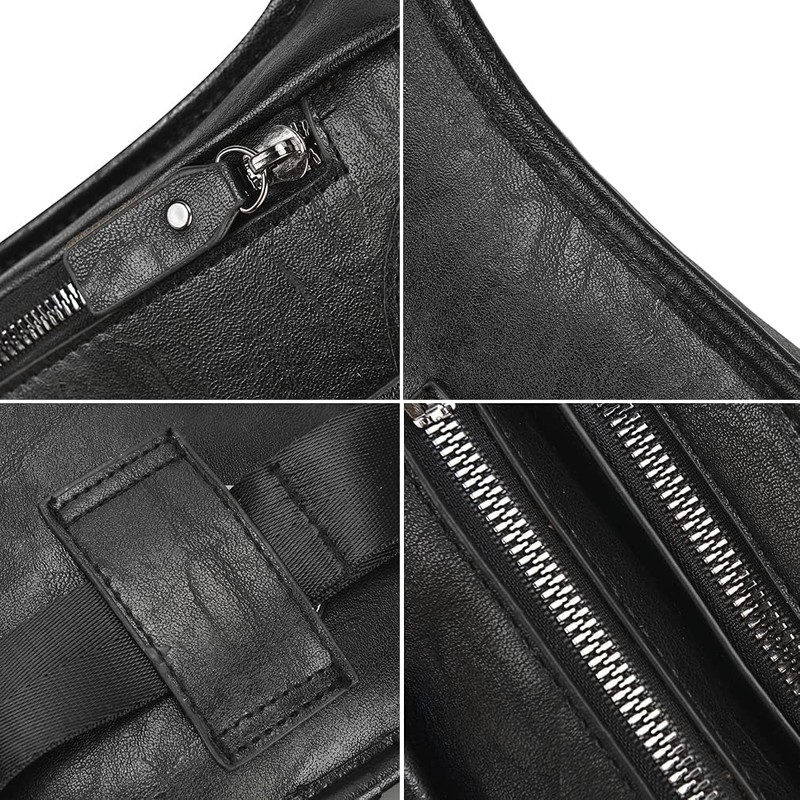 Vintage Leather Waist Pack Drop Leg Bag for Men Belt