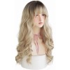 Jorla Peluca Mujer Pelo Largo Y Rizado Rubio Natural Con