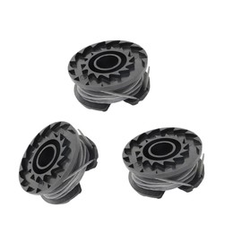 3Pcs Strimmer Wire Replacement Spool & Line, Φ1.65mm 16ft Double Autofeed - Compatible with Bosch Art 23/26 SL, EasyGrassCut 18/23/26/18-230/18-260 Grass Trimmer F016800569 & F016800385