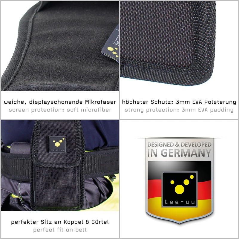 tee-uu Smarty PRO Smartphone Holster (Black)