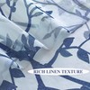 Luvyohmee White Navy Blue Curtains 95 Inch Length 2 Panels