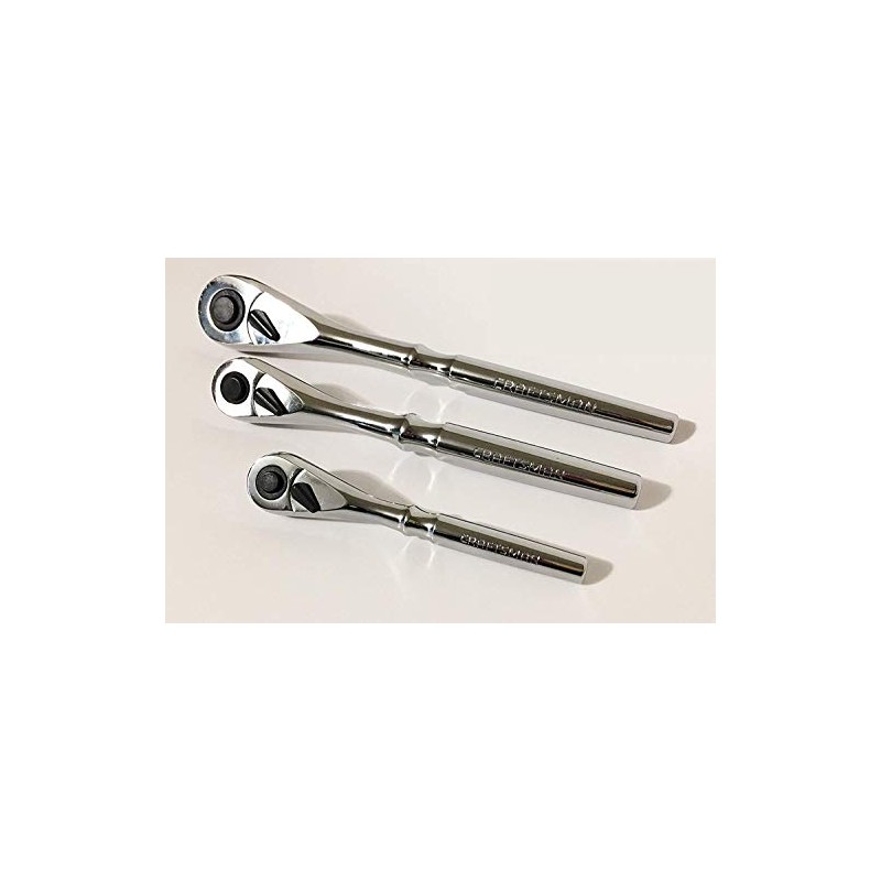 Craftsman 3 piece Solid Handle Quick Release Teardrop Ratchet Set