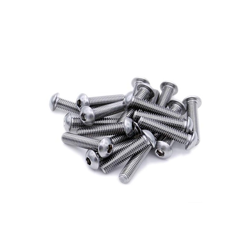 M5 (5mm x 55mm) Hex Socket Button Machine Screw (Bolt)