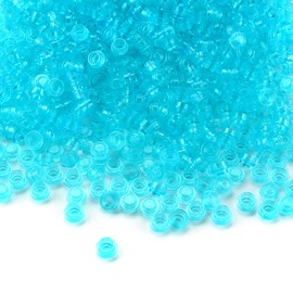 1000 Pieces Round Plate 1 x 1 Building Blocks Parts and Pieces MOC 18 Colours Multicoloured Transparent Brick Dots Loose Plug Accessories Set Compatible with Major Brands