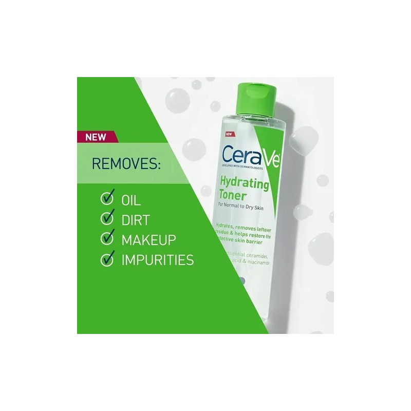 Cerave Hydrating Tónico Facial Piel Normal A Seca