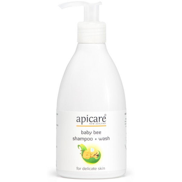 Apicare Baby Bee Shampoo + Wash 300ml - Discontinued size