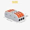 30pcs Conductor Compact Connectors,USUPERINK Lever Wire Nut Electrical Connectors for