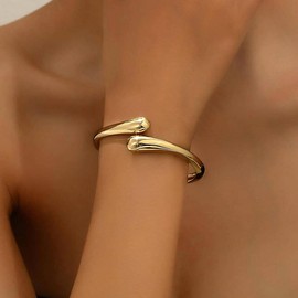 YANCHUN Gold Bangle Gold Bangles Gold Jewellery Gold Bracelet for Women Gold Bangle for Women Gold Bracelets Cuff Bracelets for Women Nnon Tarnish Chunky Gold Bracelets Gold Chunky Bangles