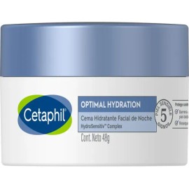 Crema Facial Cetaphil Optimal Hydration De Noche 48g Seca, Sensible Y Deshidratada Noche                                                              