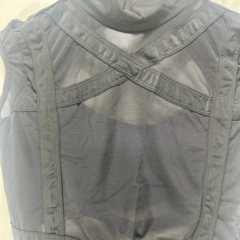 Weissman Dance Costume New Child Sz LC Sheer Leg Black