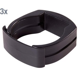 GAH-Alberts Fix-Clip Pro for Attaching Wire Meshes with Maximum Thickness of 2.5 mm to Fence Posts Ø60 mm black