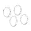 A ABSOPRO 4pcs 73.1 to 63.4 mm Aluminium Alloy Car