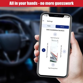 HUNKING Wireless RV Camper Leveling System, Bluetooth Phone App RV Leveling System with Real-Time Measurements, RV Accessories Camper Leveling Must Haves