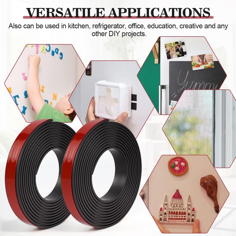 BUZIFU Fly Screen Magnetic Tape Extra Strong Set