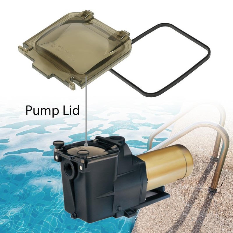 ALLGOOD Pool Pump Lid Strainer Cover and Gasket, Compatible with