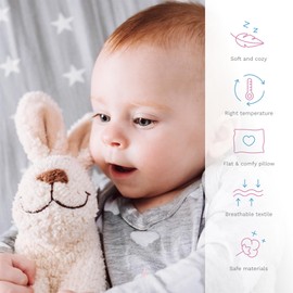 2 Piece Baby Children Quilt Duvet & Pillow Set 80x70 cm to fit Crib or Pram (Duck)