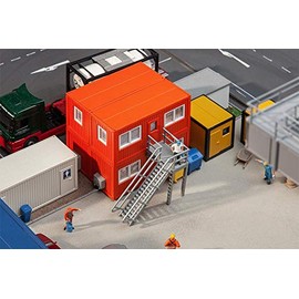 Faller 130135 Miniature Worlds H0 Construction Kit 1:87 Set of 4 Orange