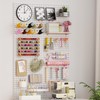 HUHOLE Pegboard Hooks 2 Inch 50PC, Pink Peg Board Hooks,