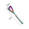 Kyraton Rainbow Teaspoons, 12 Pieces Titanium Colorful Plating Stainless Steel