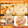 Fall Paper Plates-48Pcs 7“Thanksgiving Dessert Plates 4 Design Dinner Disposable
