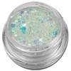 Glamour Mix Glitter Glitzer Puder Weiss Nailart