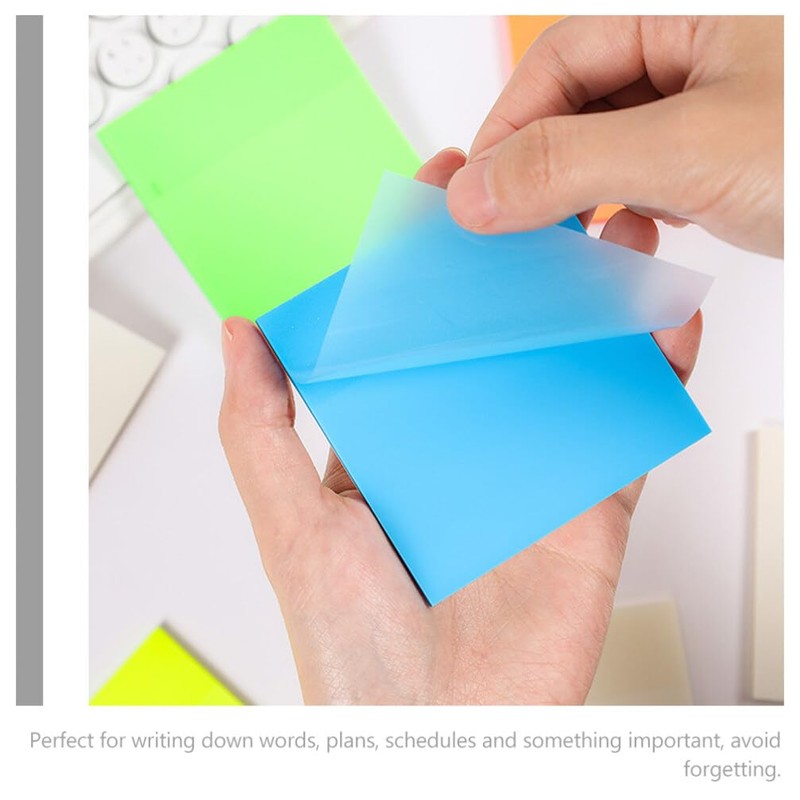 Operitacx 6 Books Colorful Sticky Notes Sticking Memo Pads Self-stick