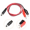 MECCANIXITY DC Male Female Jack to Alligator Clip Power Cable