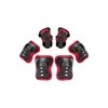 Set 6 Equipo De Protección Para Patinar, Bicicleta Patineta Rojo