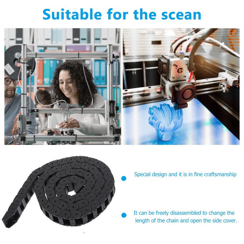 iplusmile Flexible Drag Chain for 3D Printer Machine High Speed