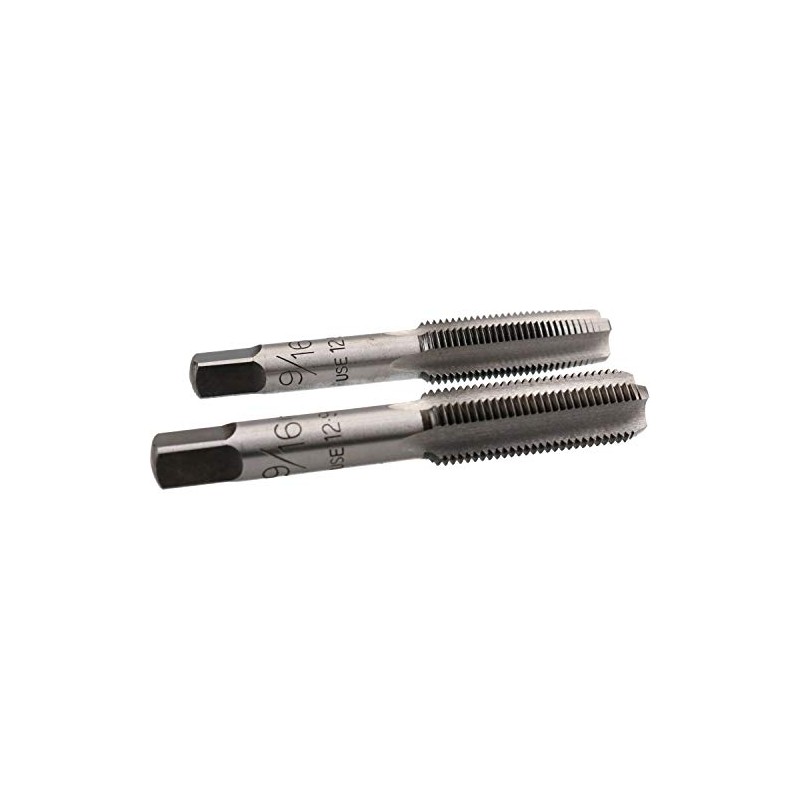 9/16" x 18 UNF Imperial Tungsten Steel Taper and Plug