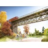 Noch 67038 Steel Bridge with bridgeheads Coloured